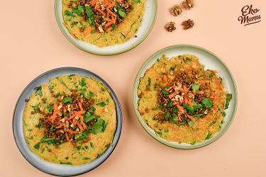 Pannenkoeken met wortel